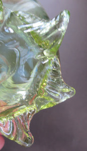 Antique Webb Glass or Walsh Walsh Thorn Glass Bowl Vase