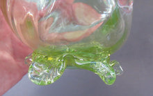 Load image into Gallery viewer, Antique Webb Glass or Walsh Walsh Thorn Glass Bowl Vase

