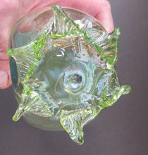 Load image into Gallery viewer, Antique Webb Glass or Walsh Walsh Thorn Glass Bowl Vase
