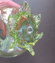Load image into Gallery viewer, Antique Webb Glass or Walsh Walsh Thorn Glass Bowl Vase
