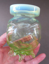 Load image into Gallery viewer, Antique Webb Glass or Walsh Walsh Thorn Glass Bowl Vase
