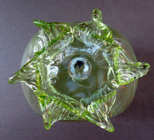 Load image into Gallery viewer, Antique Webb Glass or Walsh Walsh Thorn Glass Bowl Vase
