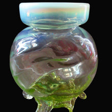 Load image into Gallery viewer, Antique Webb Glass or Walsh Walsh Thorn Glass Bowl Vase
