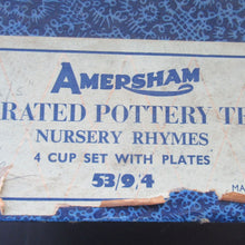 Load image into Gallery viewer, Vintage 1950s AMERSHAM Child&#39;s Nursery Tea Set. Four Place Settings
