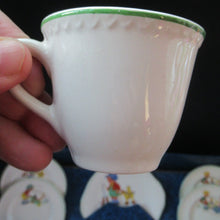 Load image into Gallery viewer, Vintage 1950s AMERSHAM Child&#39;s Nursery Tea Set. Four Place Settings

