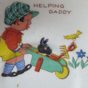 Vintage 1950s AMERSHAM Child's Nursery Tea Set. Four Place Settings