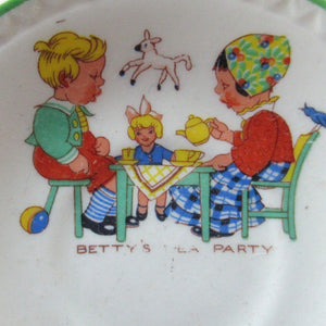 Vintage 1950s AMERSHAM Child's Nursery Tea Set. Four Place Settings