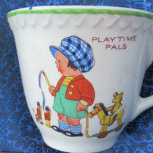 Load image into Gallery viewer, Vintage 1950s AMERSHAM Child&#39;s Nursery Tea Set. Four Place Settings
