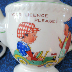Vintage 1950s AMERSHAM Child's Nursery Tea Set. Four Place Settings