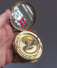 Load image into Gallery viewer, 1960s Stratton Gold Tome Flying Ducks Powder Compact
