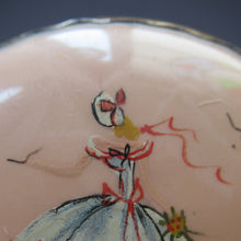 Load image into Gallery viewer, 1930s Art Deco Celluloid Compact with Crinoline Lady Decoration
