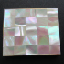 Load image into Gallery viewer, Vintage 1950s Oblong Powder Compact with Mother of Pearl Lid
