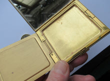 Load image into Gallery viewer, Vintage 1950s Oblong Powder Compact with Mother of Pearl Lid
