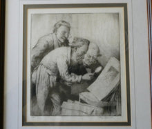 Load image into Gallery viewer, 1920s Percy Lancaster Three Print Connoisseures Limited Edition Etching. Pencil Signed
