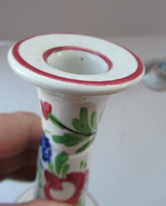 Antique Scottish Pottery Kirkcaldy Methven Airlie Ware Candlesticks