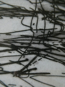 John Houston Storm over North Berwick Etching 