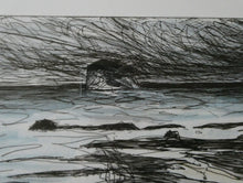Load image into Gallery viewer, John Houston Storm over North Berwick Etching 
