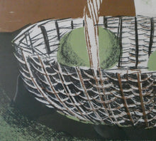 Load image into Gallery viewer, 1951 Pencil Signed Lithograph by Humphrey Spender Basket with Fruit
