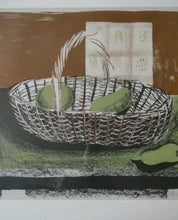 Load image into Gallery viewer, 1951 Pencil Signed Lithograph by Humphrey Spender Basket with Fruit
