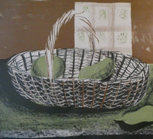 Load image into Gallery viewer, 1951 Pencil Signed Lithograph by Humphrey Spender Basket with Fruit
