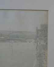 Load image into Gallery viewer, Knighton Hammond. Old London Bridge - Evening Watercolour 1920s
