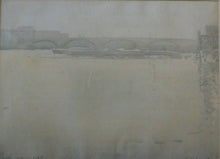 Load image into Gallery viewer, Knighton Hammond. Old London Bridge - Evening Watercolour 1920s
