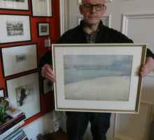 Load image into Gallery viewer, Knighton Hammond. Old London Bridge from the Tower  Watercolour 1920s
