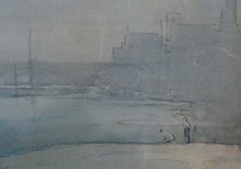 Load image into Gallery viewer, Knighton Hammond. Old London Bridge from the Tower  Watercolour 1920s
