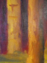 Load image into Gallery viewer, Robert Maclaurin Oil on Canvas Man in a Forest. Scottish Art
