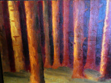 Load image into Gallery viewer, Robert Maclaurin Oil on Canvas Man in a Forest. Scottish Art
