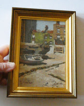 Load image into Gallery viewer, 19th Century Oil Paintings of Chelsea. Turner&#39;s House Cheyne Wlalk by RJ Abraham Copeland 
