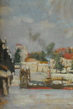 Load image into Gallery viewer, 19th Century Oil Paintings of Chelsea. Turner&#39;s House Cheyne Wlalk by RJ Abraham Copeland 
