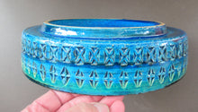 Load image into Gallery viewer, 1960s Large Bitossi Shallow Bowl Large with Abstract Pattern
