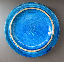 Load image into Gallery viewer, 1960s Large Bitossi Shallow Bowl Large with Abstract Pattern
