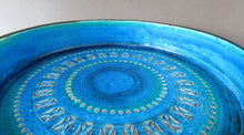 Load image into Gallery viewer, 1960s Large Bitossi Shallow Bowl Large with Abstract Pattern
