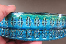 Load image into Gallery viewer, 1960s Large Bitossi Shallow Bowl Large with Abstract Pattern
