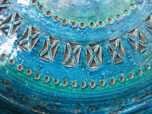 Load image into Gallery viewer, 1960s Large Bitossi Shallow Bowl Large with Abstract Pattern
