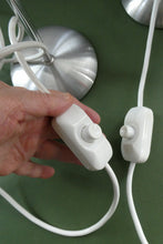 Load image into Gallery viewer, Vintage 1970s Silver-Tone Adjustable Table Lamp or Desk Lamp WORKING
