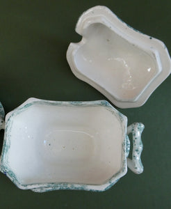 Antique Toy Child's Nursery Ceramics. Tureens and Stands