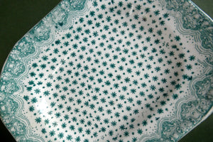 Antique Toy Child's Nursery Ceramics. Oblong Serving Plates