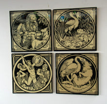 Load image into Gallery viewer, Antique Minton Tile by J. Moyr Smith Aesop&#39;s Fables
