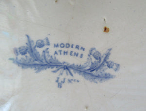 Scottish Pottery Bo'ness Jamieson Ashet or Platter - Modern Athens The Royal Institution