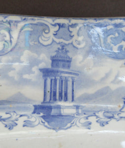 Scottish Pottery Bo'ness Jamieson Ashet or Platter - Modern Athens The Royal Institution