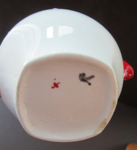 Red Domino Midwinter Lord Nelson Milk Jug and Sugar Bowl