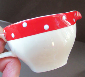 Red Domino Midwinter Lord Nelson Milk Jug and Sugar Bowl