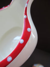Load image into Gallery viewer, 1950s Red Domino Midwinter Stylecraft Milk Jug and Sugar Bowl
