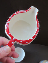 Load image into Gallery viewer, 1950s Red Domino Midwinter Stylecraft Milk Jug and Sugar Bowl
