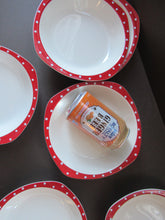 Load image into Gallery viewer, 1950s Red Domino Midwinter Stylecraft Soup Bowl
