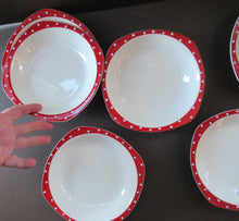 Load image into Gallery viewer, 1950s Red Domino Midwinter Stylecraft Soup Bowl
