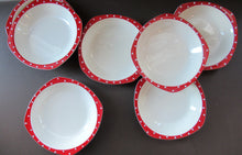 Load image into Gallery viewer, 1950s Red Domino Midwinter Stylecraft Soup Bowl

